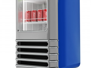 Refrigerator Retro Pepsi Cola 3D 모델