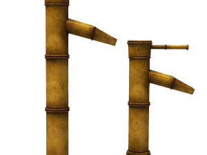 Miscelatore in ottone stile bamb&ugrave; Modello 3D