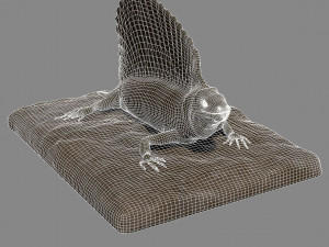 Plaster Lizard 3D 모델