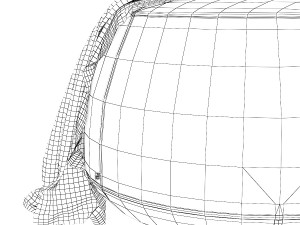 Pouf Ile Round Hivemodern Modello 3D