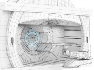 Varian Probeam 360 Proton Therapy System 3D-Modell