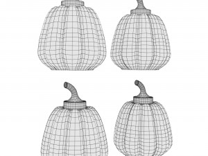 Pumpkin Yayoi Kusama 3D 모델