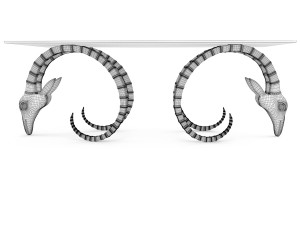 Table Ram Heads 3D मॉडल