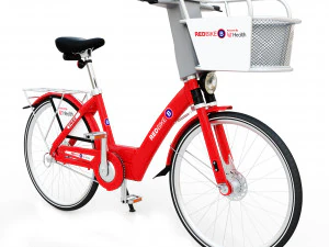 Bicicleta Bicicleta Roja BCycle Modelo 3D
