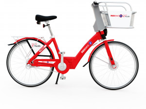 Bike Red Bike BCycle 3D Model