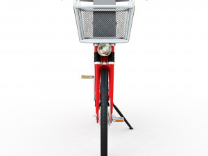 Bike Red Bike BCycle 3D Model