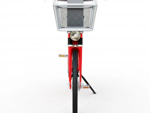 Bike Red Bike BCycle 3D Model