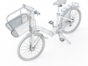 Bike Red Bike BCycle 3D Model