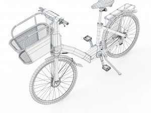 Bike Red Bike BCycle 3D Model