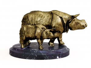 Rhinoceroses 3Dモデル