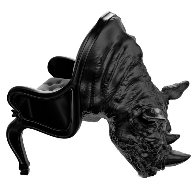 Rhino chair Model 3D .c4d .max .obj .3ds .fbx .stl .blend 