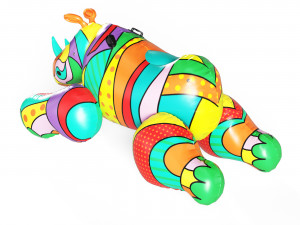 Inflatable Rhino Pop Art 3D 模型