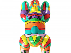 Inflatable Rhino Pop Art 3D 模型