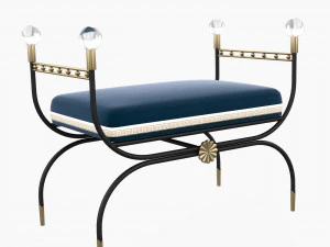 Panca per la campagna dei ciclisti Modello 3D