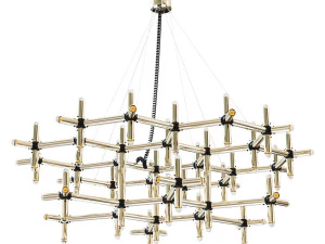 Chandelier Robert Haussmann ceiling lamp 3D Model