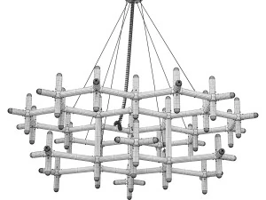Chandelier Robert Haussmann ceiling lamp 3D Model