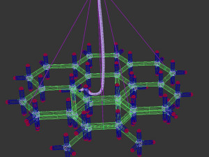 Chandelier Robert Haussmann ceiling lamp Modèle 3D