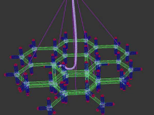 Chandelier Robert Haussmann ceiling lamp 3D Model
