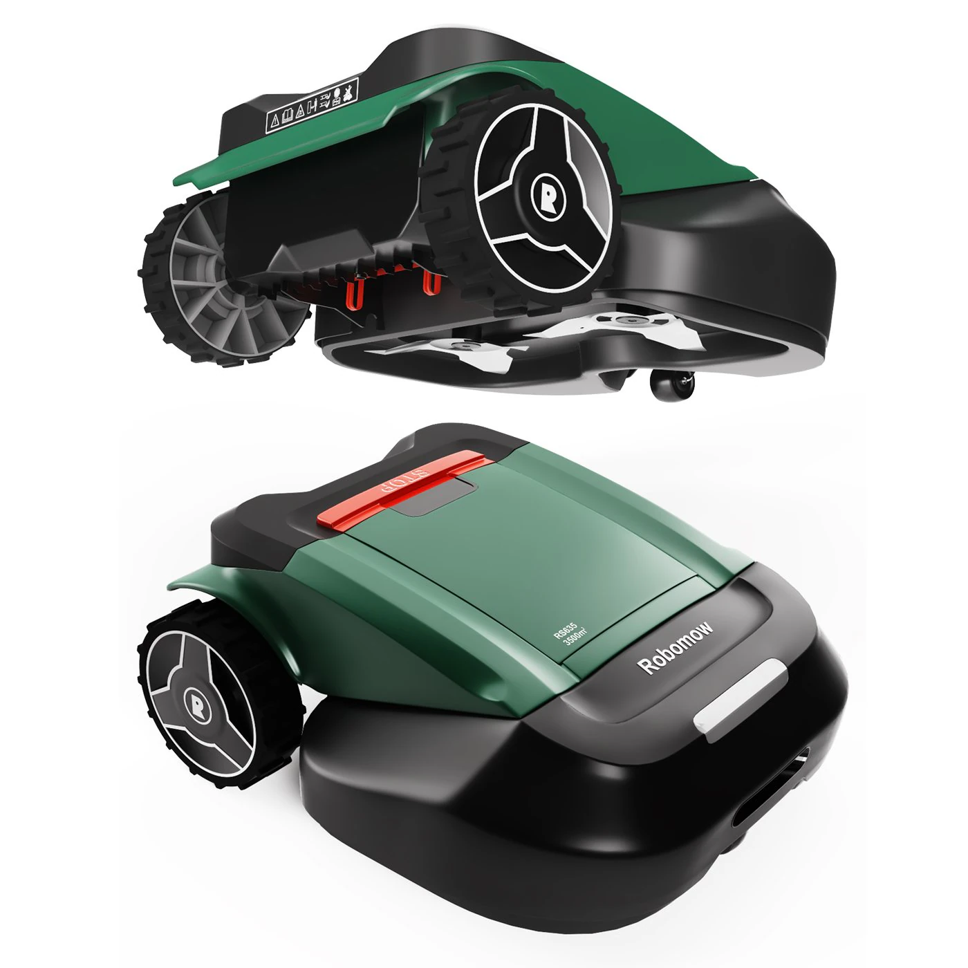 Lawnmower Robomow RS635 Pro S 3D Model .c4d .max .obj .3ds .fbx .stl .blend 