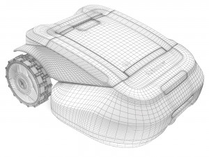 Lawnmower Robomow RS635 Pro S 3D-Modell