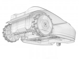 Lawnmower Robomow RS635 Pro S 3D-Modell