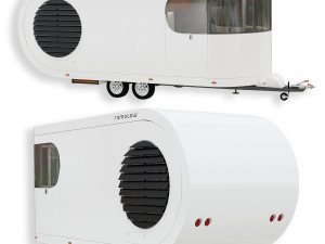 Romotow camper camper trailer 3D Модель