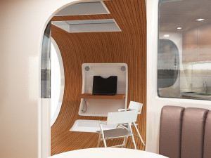 Romotow camper camper trailer 3D Модель