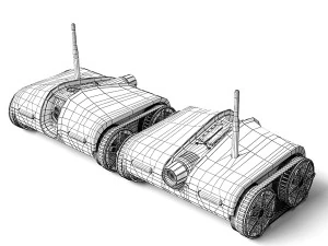 Brookstone Rover Spy tank 3D Model