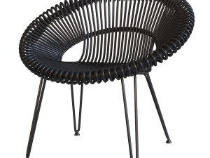 Roy Lounge Camel Chair 3D मॉडल
