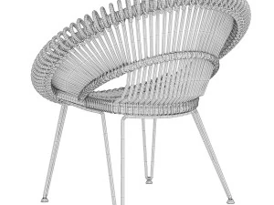 Roy Lounge Camel Chair 3D Model