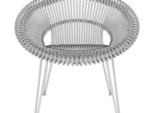 Roy Lounge Camel Chair 3D Model
