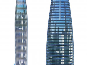 Skyscraper Salesforse tower San Francisco 3D Model