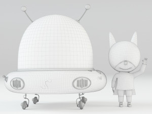 Samsam Modèle 3D