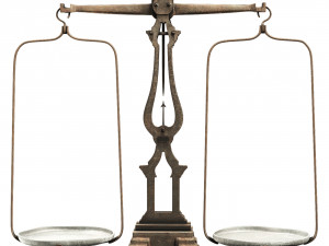 Antique scales Restoration Hardware 3D 모델