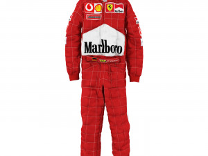 Schumacher racing suit 3D Модель