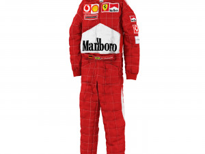 Schumacher racing suit Modelo 3D