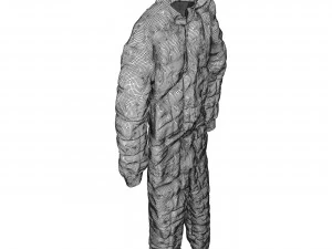 Schumacher racing suit 3D Model