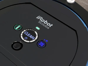 The cleaning robot vacuum cleaner iRobot Scooba 450 3D Model