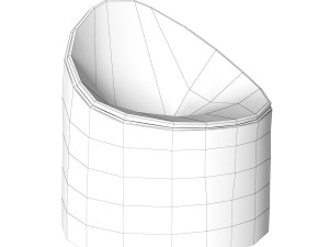 Scoop armchair 3D Model
