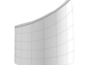 Scoop armchair 3D Model
