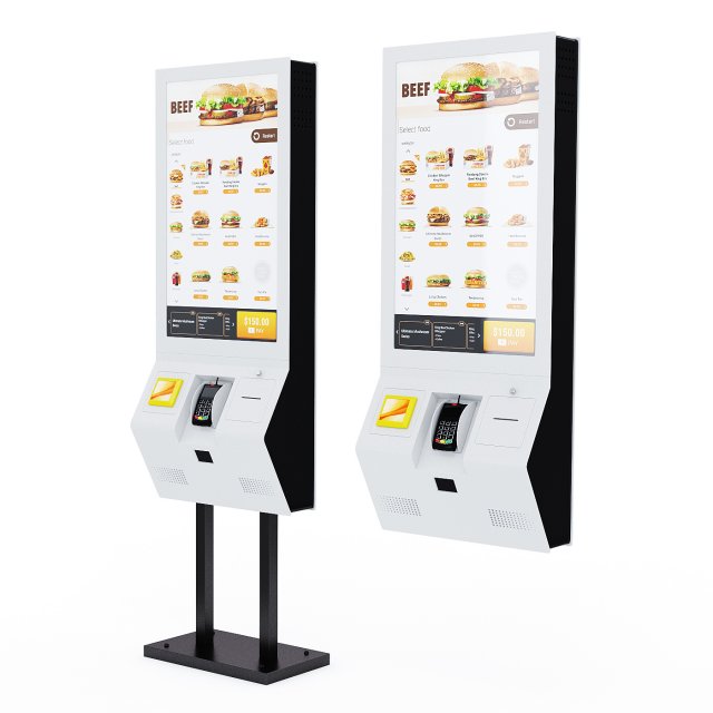 Self-service kiosk 3D Model .c4d .max .obj .3ds .fbx .stl .blend