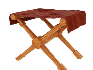 Leren bank aan de zijkant 3D Model