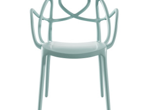 Sketch Chair Stackable Russet 3D Model