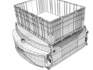 AGV Robot Skypod Exotec 3D Model