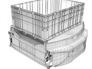 AGV Robot Skypod Exotec 3D Model