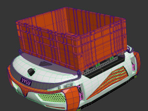 AGV Robot Skypod Exotec new 3D Model