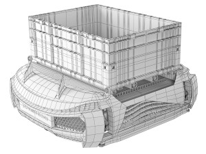 AGV Robot Skypod Exotec new 3D Model