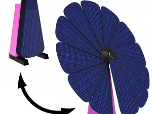 Solar panel SmartFlower 3D Model