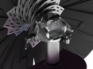Solar panel SmartFlower 3D-Modell