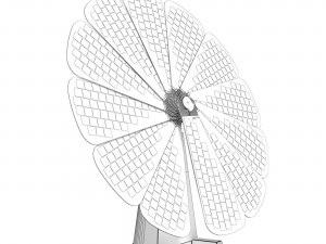 Solar panel SmartFlower 3D-Modell